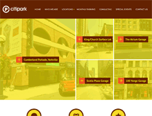 Tablet Screenshot of citipark.ca